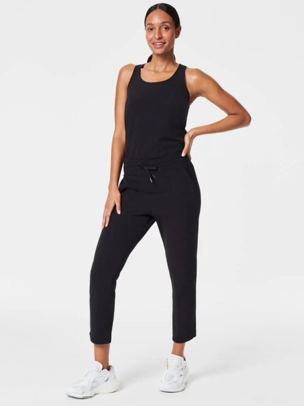 NWT SPANX On The Move Sleek Tapered Jogger Pant Black S